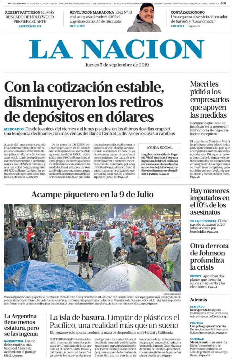 Une de Nacion 05.09.2019