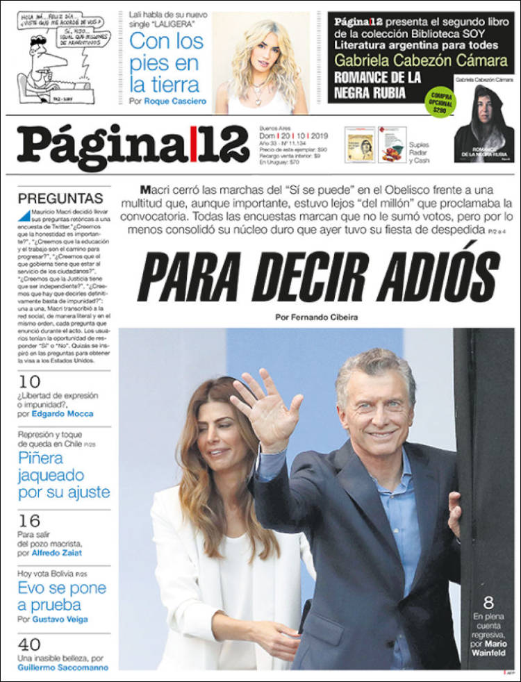 Pagina 12 20.10.2019