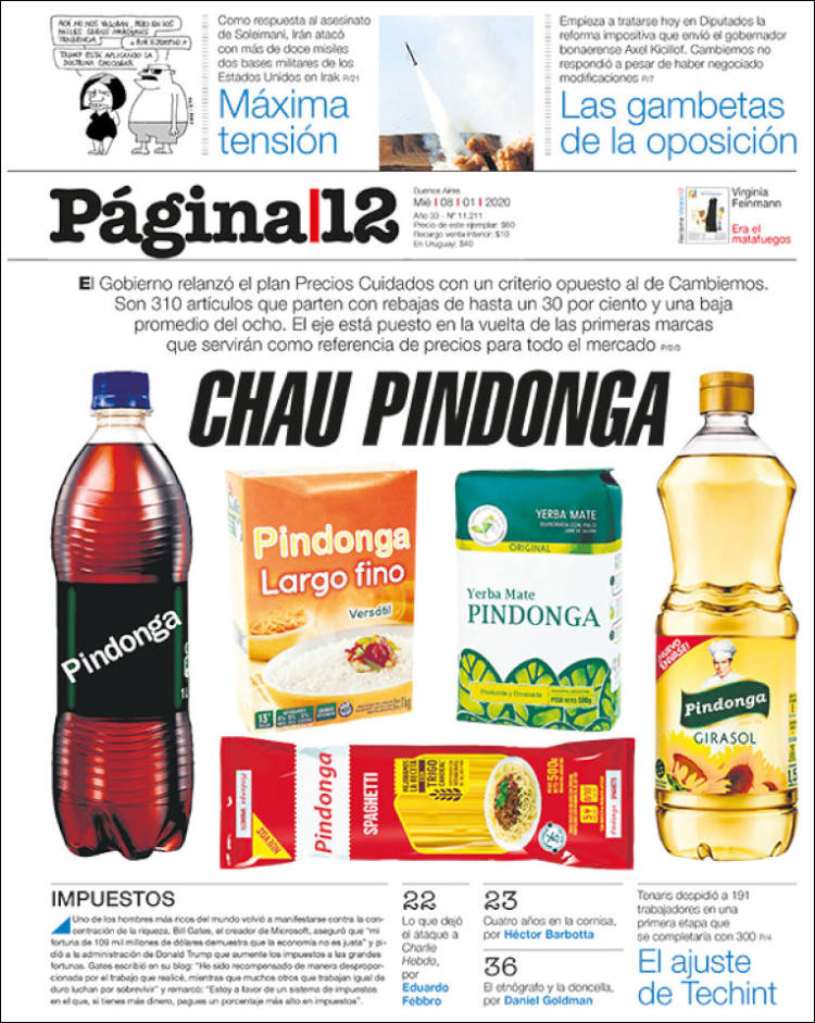 Pagina 12 08.01.2020