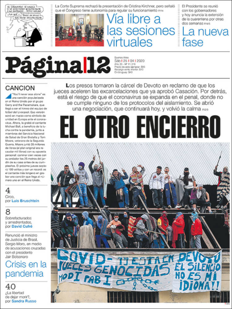 Pagina 12 25.04.2020