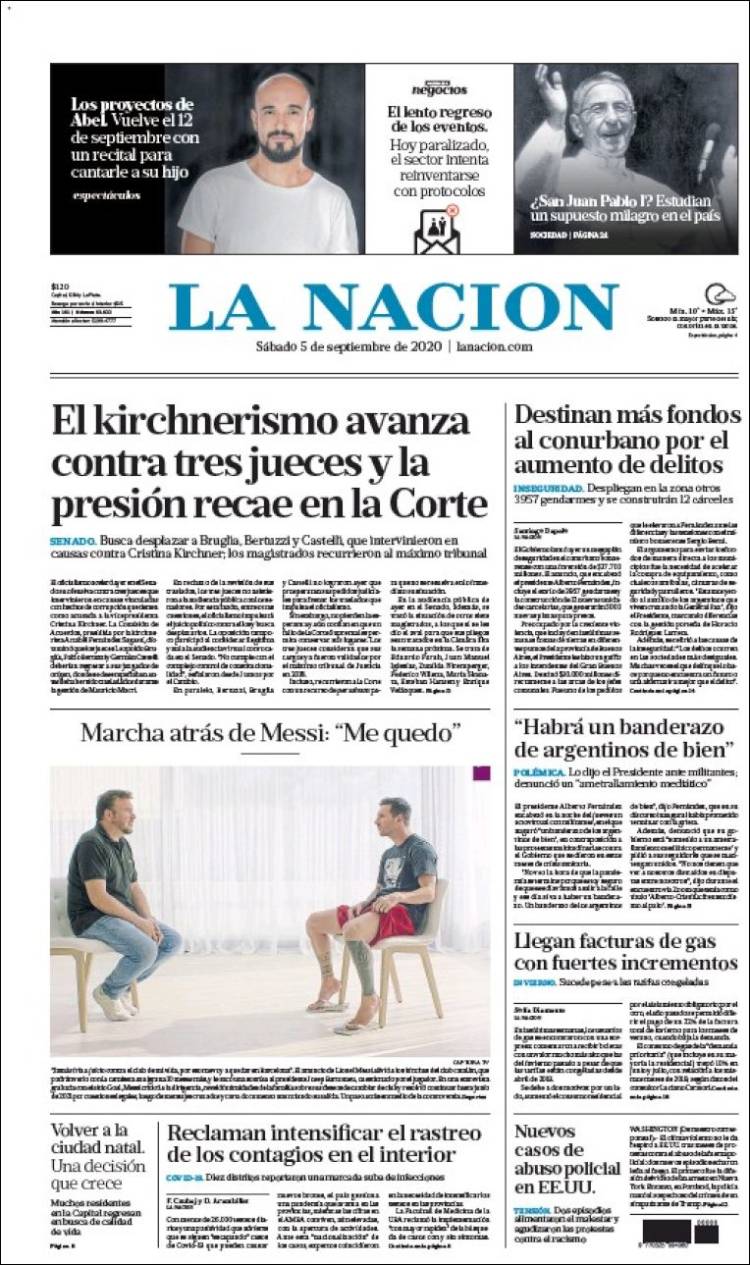 Une de Nacion 05.09.2020