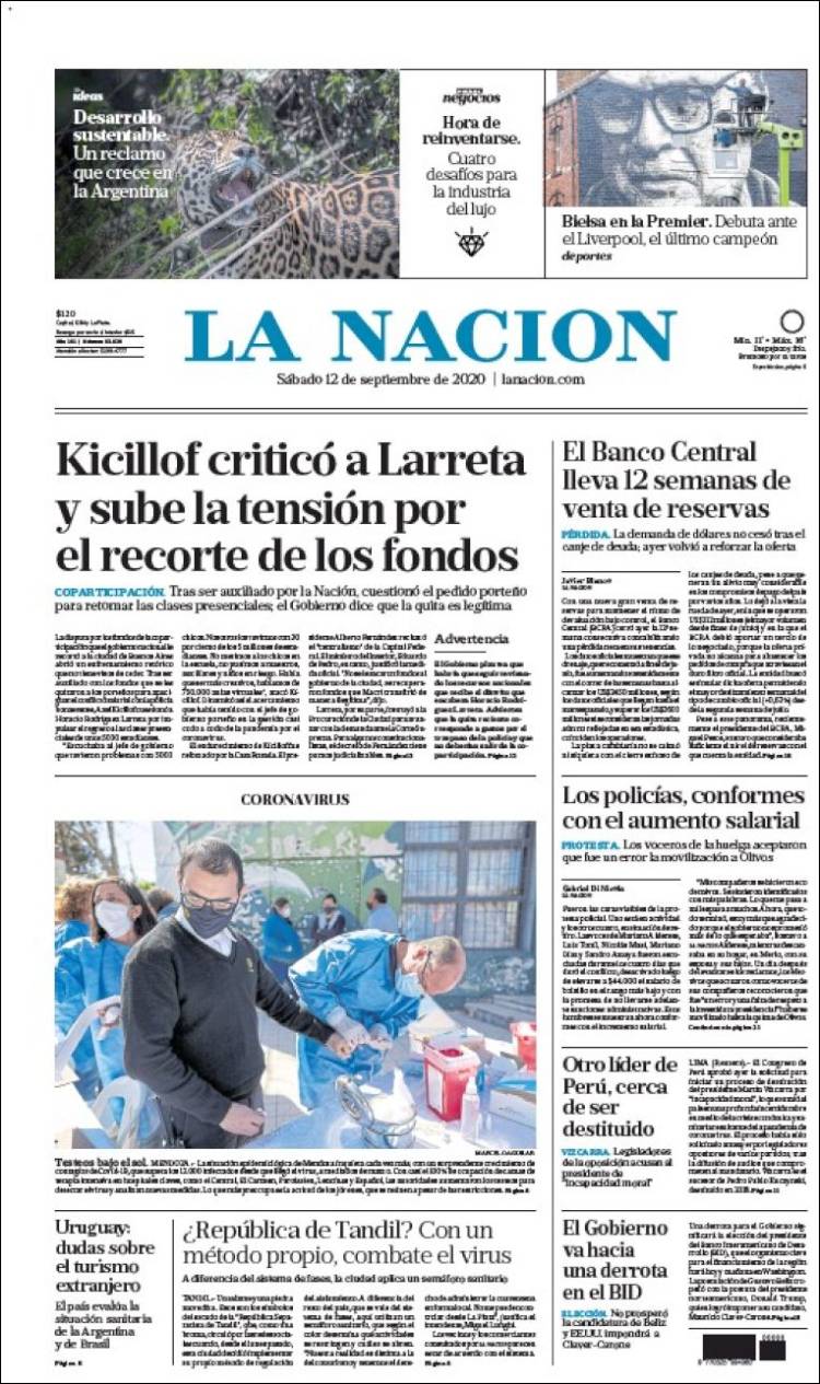 Une de Nacion 12.09.2020