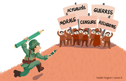 Hollande et Marianne en plein ébat : Le Monde corrige Plantu, par Gaëlle Forgeot