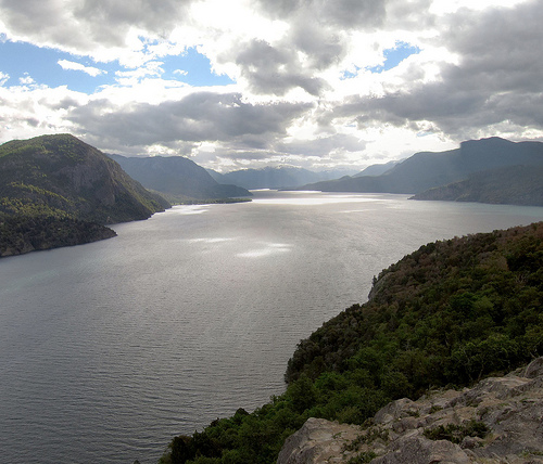 Lago Lácar from Mirador Bandurrias in Parque Nacional Lanín