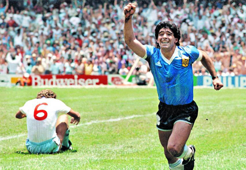 Diego Maradona Argentine-Angleterre