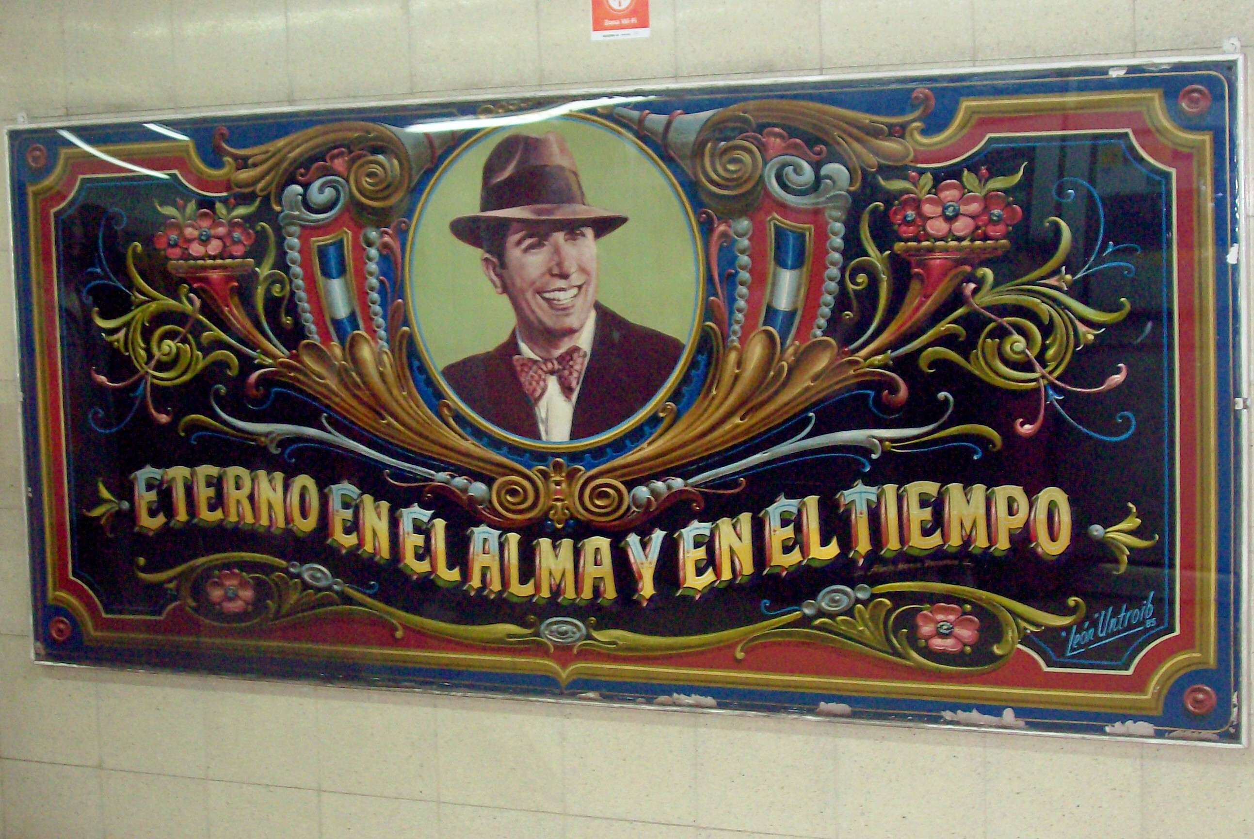 peinture Station Carlos Gardel - Almagro