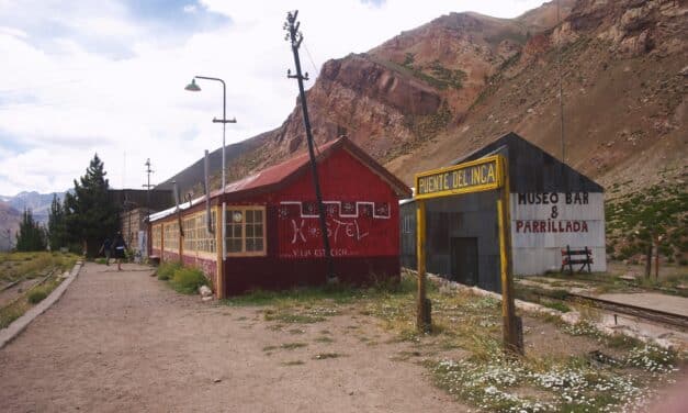 Las Cuevas, à la frontière chilienne : décor de cinéma
